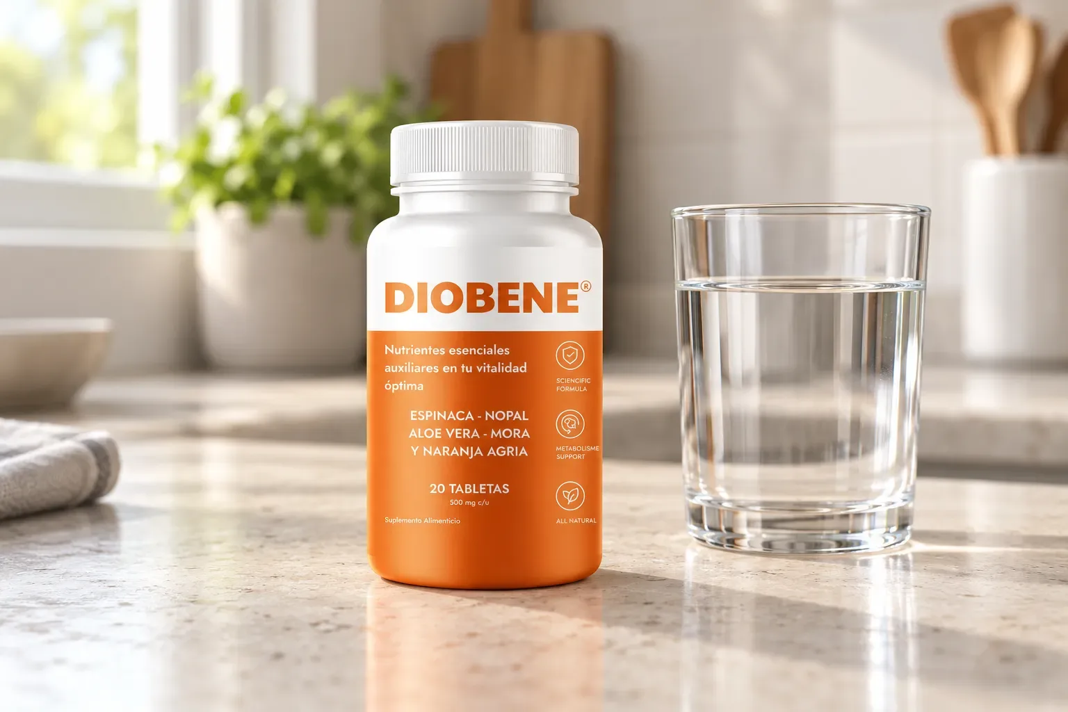 Diobene — el envase en el día a día