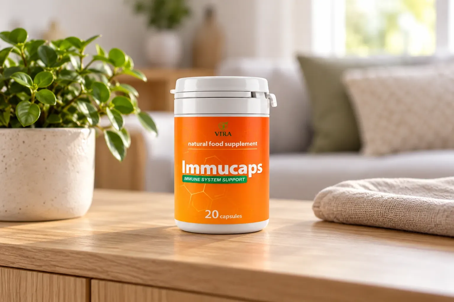 Immucaps — el envase en el día a día