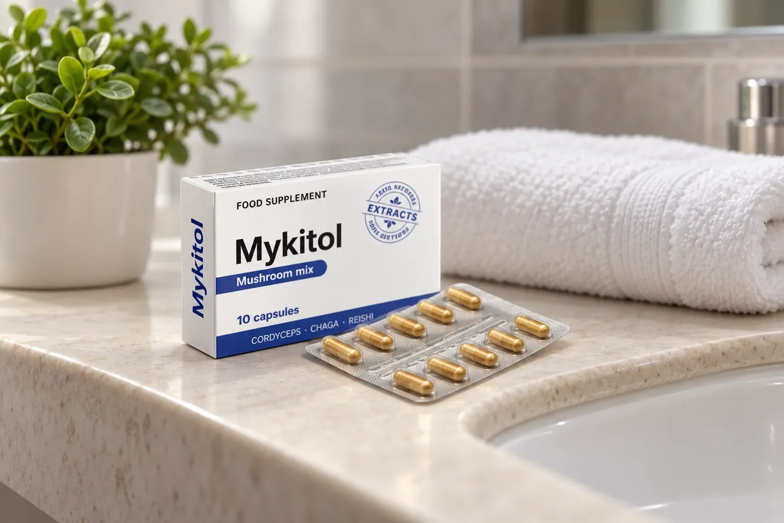 Mykitol BLUE — el envase en el día a día