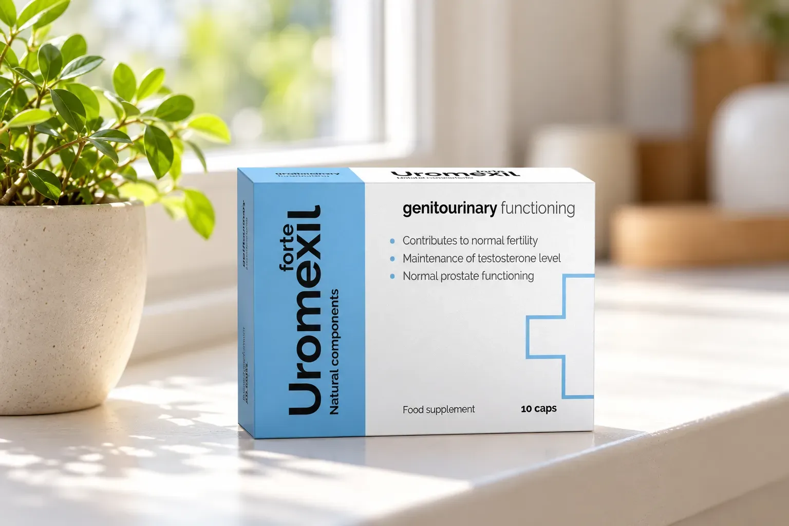 Uromexil Forte female urination — el envase en el día a día